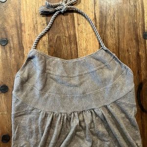 Summery Taupe Halter Tank